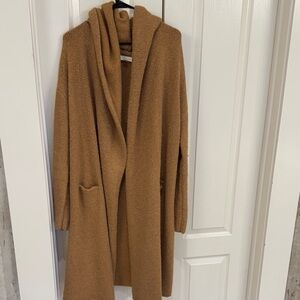 Lovestitch oversized hooded sweater duster